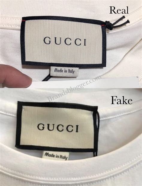 gucci tennis shirt fake|authentic gucci labels.